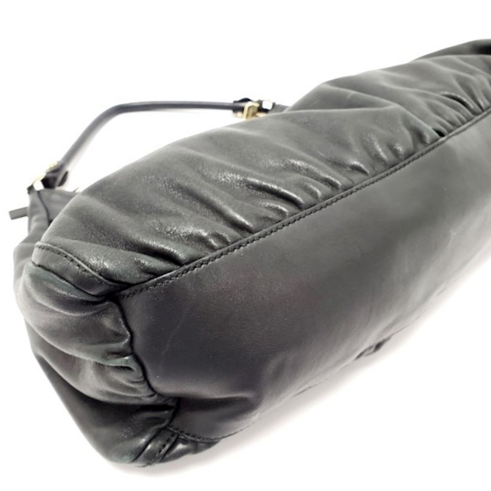 Authentic Gucci Abbey D Ring Blk Leather Hobo Bag - Picture 5 of 8